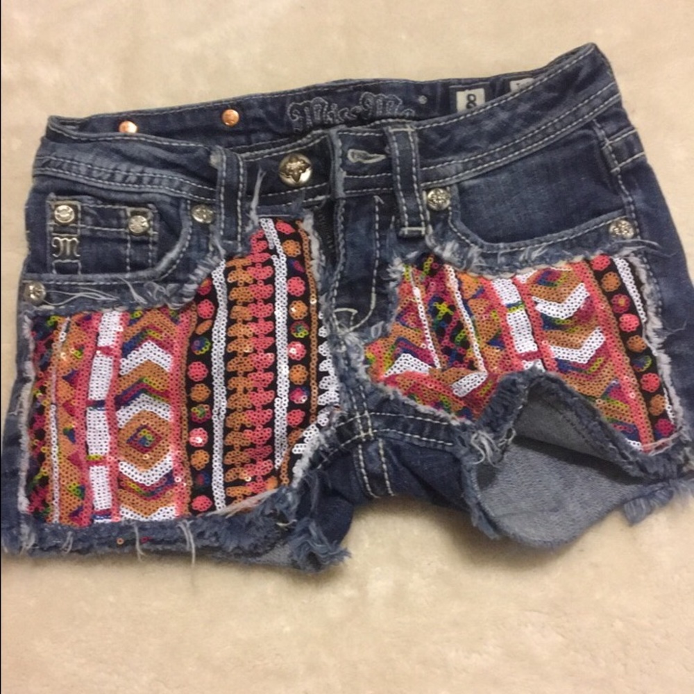 New without tag size 8 in kids miss me shorts
